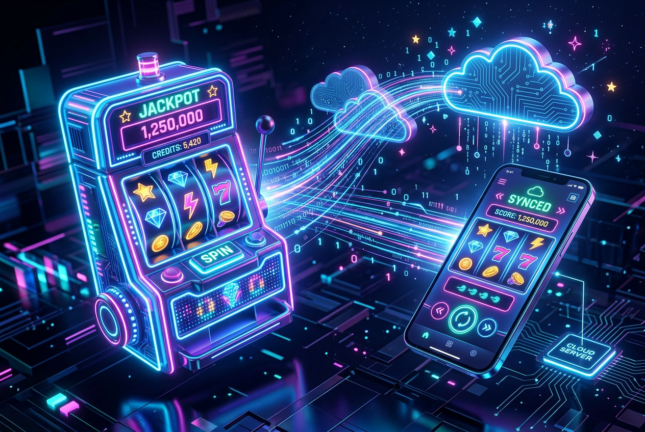 Moderní digitální vizualizace herních automatů a cloudové synchronizace bonusů