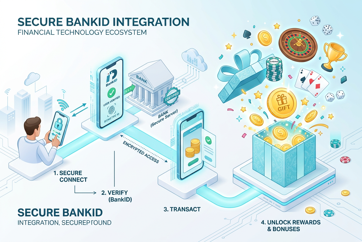Infografika procesu aktivace bonusu přes BankID